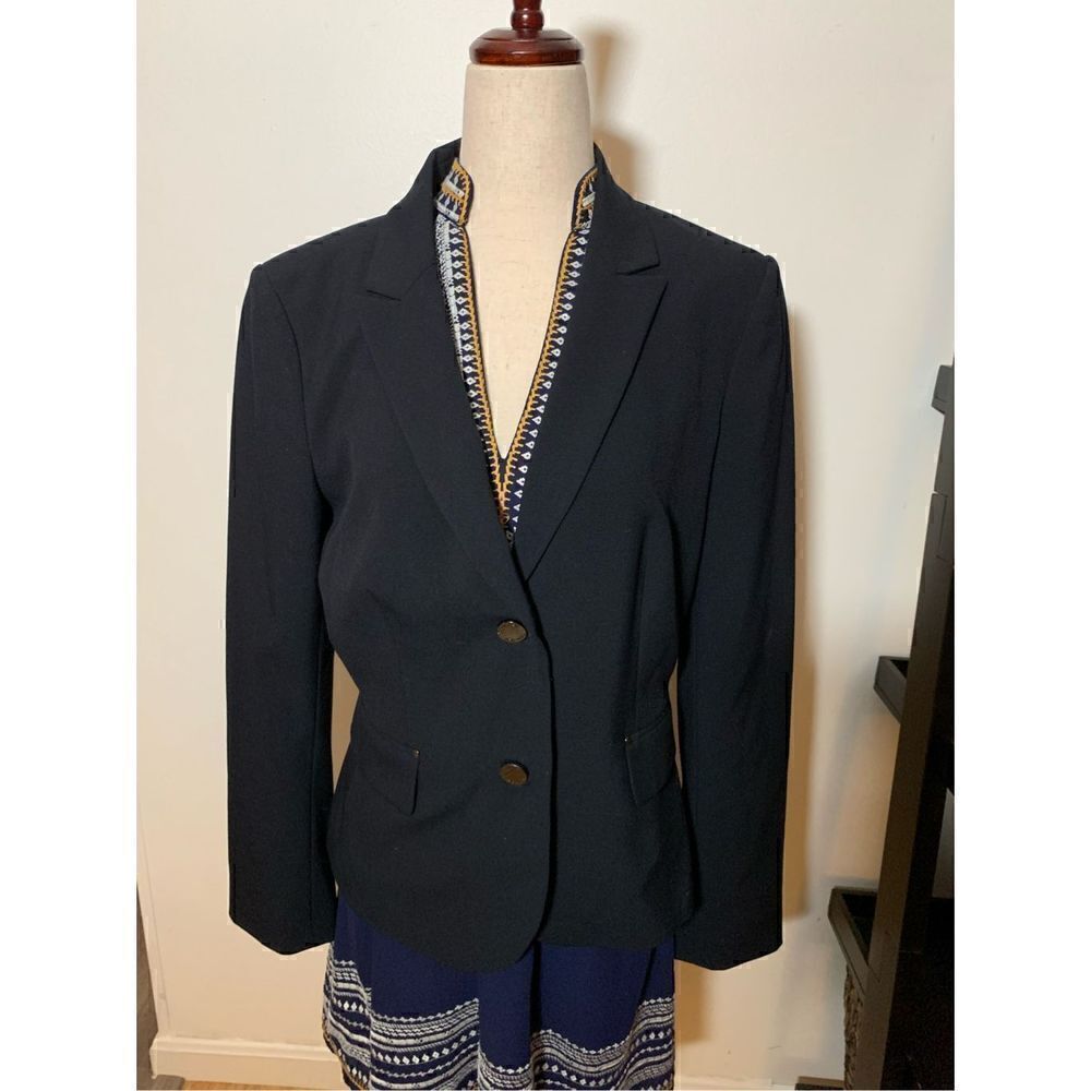 Calvin Klein size 8 black blazer